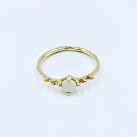 Crown Ring - 14k Gold w/ Opal