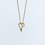 Melt Charm & Necklace - 14k Yellow or Rose