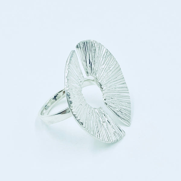 Paper Cut Ring - Sterling Silver