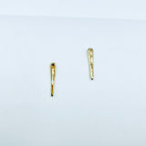 New Spike Earrings - 14k Gold