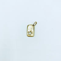 Baby Post Card - 14k gold